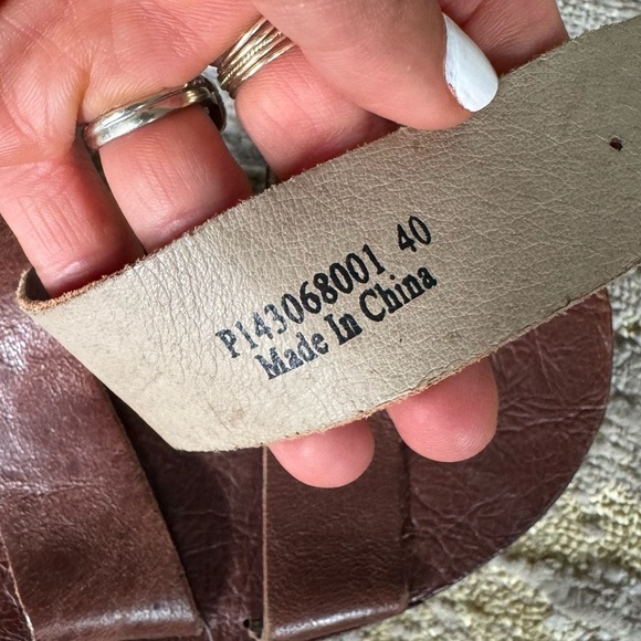 Fly London Sandals Bian flats Leather Sandals Brown strappy gladiator 40 9 9.5 - Picture 5 of 13